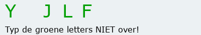 Bevestigingscode