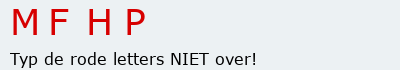 Bevestigingscode