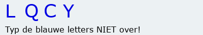 Bevestigingscode