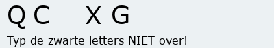 Bevestigingscode
