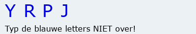 Bevestigingscode
