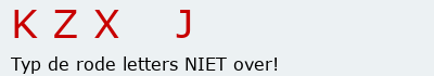 Bevestigingscode