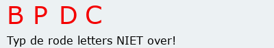 Bevestigingscode