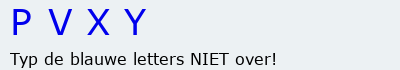 Bevestigingscode