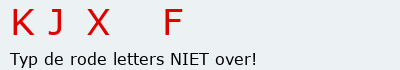 Bevestigingscode