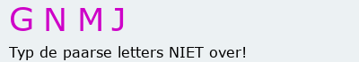 Bevestigingscode