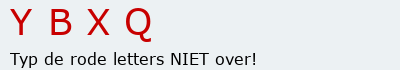 Bevestigingscode