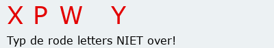 Bevestigingscode