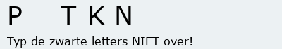 Bevestigingscode