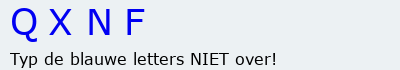 Bevestigingscode