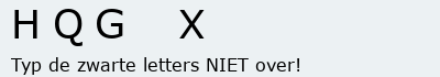 Bevestigingscode