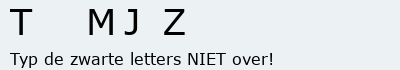 Bevestigingscode
