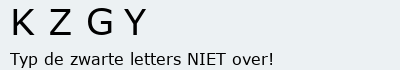 Bevestigingscode