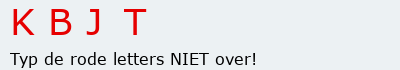 Bevestigingscode