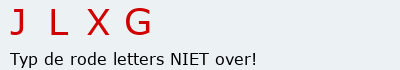 Bevestigingscode