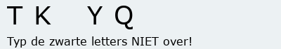 Bevestigingscode