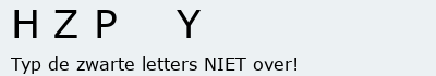 Bevestigingscode