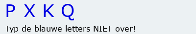 Bevestigingscode