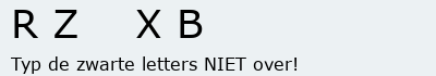 Bevestigingscode