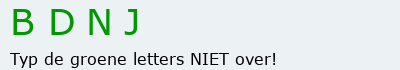 Bevestigingscode