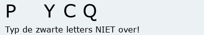 Bevestigingscode