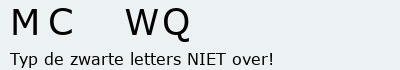 Bevestigingscode
