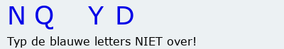 Bevestigingscode