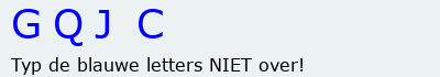 Bevestigingscode