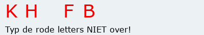 Bevestigingscode