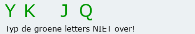 Bevestigingscode