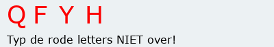 Bevestigingscode