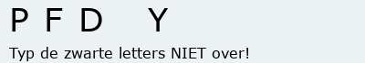 Bevestigingscode