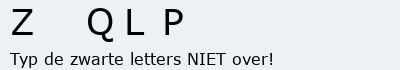 Bevestigingscode