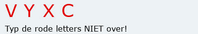 Bevestigingscode