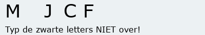 Bevestigingscode