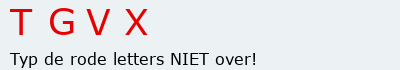Bevestigingscode