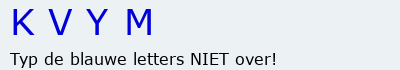 Bevestigingscode