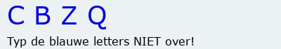 Bevestigingscode