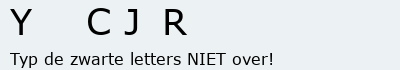 Bevestigingscode