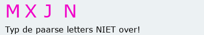Bevestigingscode
