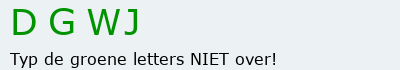 Bevestigingscode