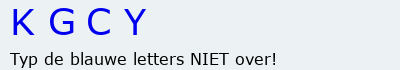 Bevestigingscode
