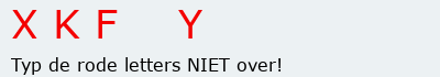 Bevestigingscode