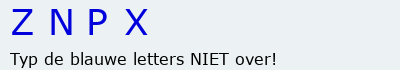 Bevestigingscode
