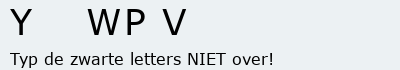 Bevestigingscode