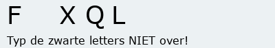 Bevestigingscode