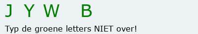 Bevestigingscode