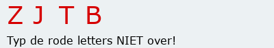 Bevestigingscode