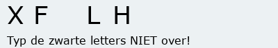 Bevestigingscode
