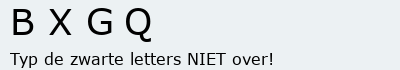 Bevestigingscode